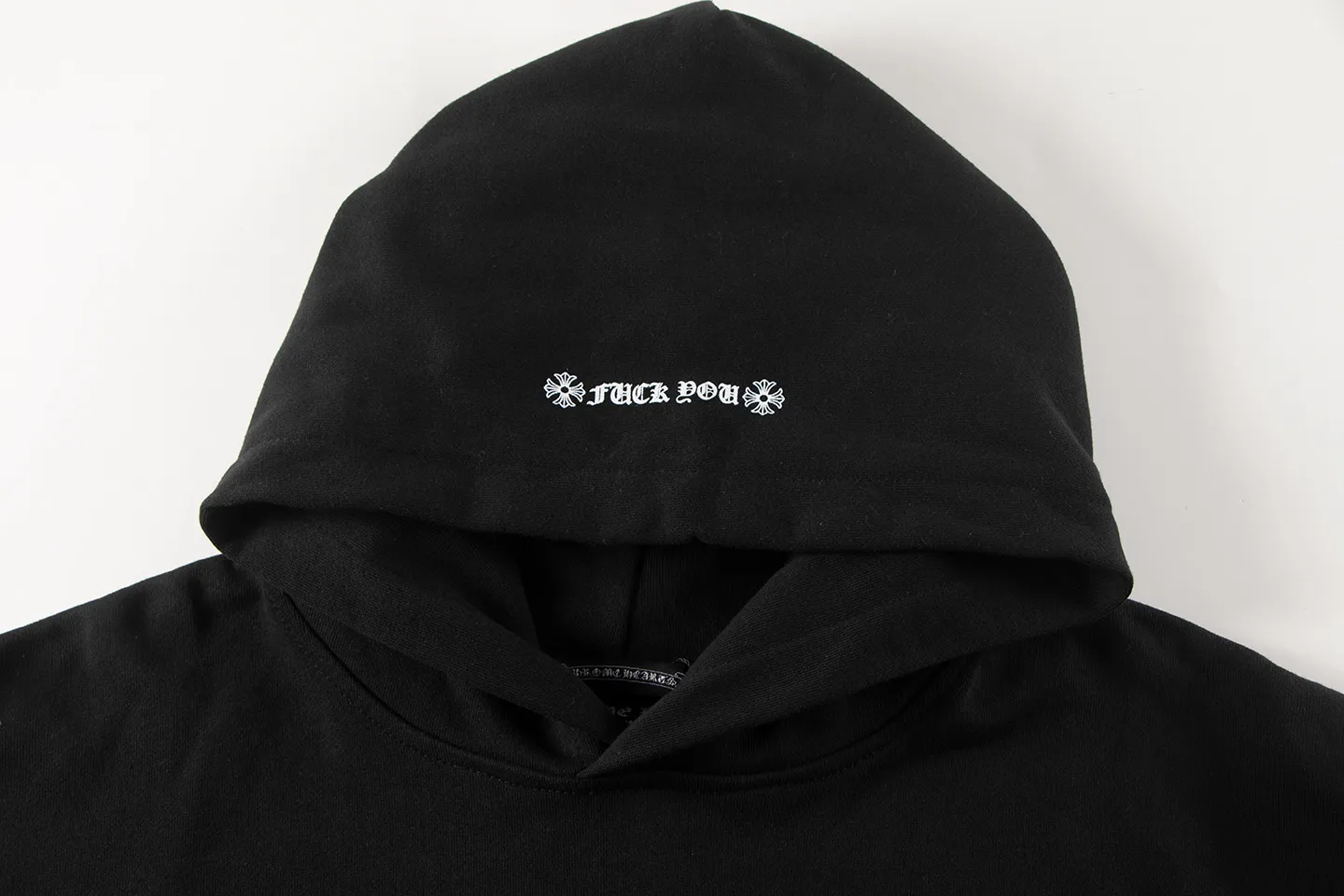 P270 Chrome Hearts Chrome Hearts Limited Graffiti Embroidery Hooded Sweatshirt Size: SMLXL Color: Black